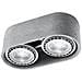 Downlight Doppi Da Superficie Ovale Grigio Gu10 - Foto miniatura 1