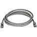 Cavo di Rete Ethernet Cat6a - Cavo Schermato STP da 2m - Cavo RJ45 Antigroviglio - Grigio - Foto miniatura 2