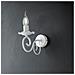 Applique Da Muro In Ferro Bianco Shabby Una Luce 17x H23 Cm - Foto miniatura 1