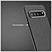 Custodia Compatibile Con Samsung Galaxy S10 5g In Nero Profondo - Coperchio Protettivo In Silicone Tpu Con Applicazione Di Finta Pelle Nobile - Foto miniatura 6