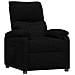 Poltrona Reclinabile Nera In Tessuto - Foto miniatura 1