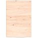 Ripiano a Parete 40x60x2 cm Legno Massello Rovere Non Trattato - Foto miniatura 2
