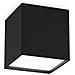 Plafoniera Contemporanea Kubiko Alluminio Nero Led Integrato 10w 3000k Ip20 - Foto miniatura 1