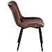 Set 2 Sedie Da Pranzo In Ecopelle Marrone Ergonomica Poltrone Sedie Ufficio Casa - Foto miniatura 2