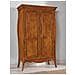 Armadio 2 Ante Classico Legno Finitura Noce Bassano 127x64x212 - Foto miniatura 1