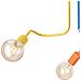 Lampada A Sospensione Damiano - Multicolore - Metallo - 40x55x55 Cm - Foto miniatura 6