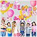 Set Di Palloncini Rosa Unicorni 30 Pezzi Decorazione - Foto miniatura 2