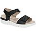 Black Nappa Casual Open Sandals Sandali Pelle Scarpe Donna Nero Eu 37, 9-28701-42-022 - Foto miniatura 1