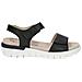 Black Nappa Casual Open Sandals Sandali Pelle Scarpe Donna Nero Eu 37, 9-28701-42-022 - Foto miniatura 2