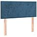 Letto a Molle con Materasso e LED Blu Scuro 100x200 cm - Foto miniatura 3