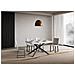 Tavolo allungabile 90x140/400 cm Plaker bianco frassino gambe antracite - Foto miniatura 2