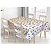 Tovaglia Per Salotto Cucina Tavolo 100% Cotone Made In Italy Orsetto Chef 140x360 Blu - Foto miniatura 1