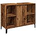 Mobile Lavabo Legno Antico 80x33x60 Cm In Legno Multistrato - Foto miniatura 2