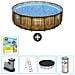 Piscina Fuori Terra - In Giro - 488x122 Cm - Bruin - Include Accessori Coordinati Cb33 - Foto miniatura 1