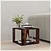 Lusso Casadino -  Tavolino Da Salotto Rovere Fumo 40x40x43cm Legno Ingegnerizzato - Foto miniatura 2