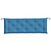 Cuscino Panca Da Giardino Blu Mélange 150x50x7 Cm In Tessuto - Foto miniatura 3
