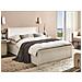 Letto Contenitore Legno Di Pino Lambres 140 X 200 Cm Bianco - Foto miniatura 1
