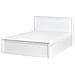 Letto Contenitore Legno Di Pino Lambres 140 X 200 Cm Bianco - Foto miniatura 4