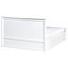 Letto Contenitore Legno Di Pino Lambres 140 X 200 Cm Bianco - Foto miniatura 6