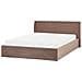 Letto Contenitore Bouclé Orbey 180 X 200 Cm Marrone - Foto miniatura 4
