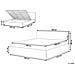 Letto Contenitore Bouclé Orbey 180 X 200 Cm Marrone - Foto miniatura 8