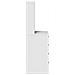 Highboard Bianco 40x41x135 cm in Legno Ingegnerizzato - Foto miniatura 7