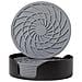 Nuovo Sottobicchiere Rotondo In Silicone A Spirale Da 10 Cm - Protezione Termica E Antiscivolo Lightgrey - Foto miniatura 1
