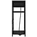 Armadio da Notte Rovere nero 40 x 27 x 76 cm Legno multistrato - Foto miniatura 6