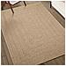 Tappeto ZIZUR Beige 200x200 cm Aspetto Iuta Interni ed Esterni - Foto miniatura 3