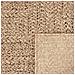 Tappeto ZIZUR Beige 200x200 cm Aspetto Iuta Interni ed Esterni - Foto miniatura 6