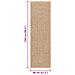Tappeto ZIZUR Beige 200x200 cm Aspetto Iuta Interni ed Esterni - Foto miniatura 8