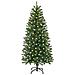 Albero di Natale artificiale con 150 LED Verde 150 cm PE e PVC - Foto miniatura 3