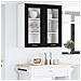 Armadio pensile con porta Riga Rovere Nero 80 x 31 x 80 cm - Foto miniatura 4