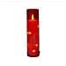 Candela Led Rossa Senza Fiamma (5.5x16cm) - Perfetta Per Natale E Feste - Foto miniatura 1
