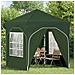 Tenda per feste a pop-up 192 x 192 x 245 cm Verde - Foto miniatura 3