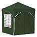 Tenda per feste a pop-up 192 x 192 x 245 cm Verde - Foto miniatura 5
