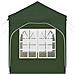 Tenda per feste a pop-up 192 x 192 x 245 cm Verde - Foto miniatura 8