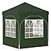 Tenda per feste a pop-up 192 x 192 x 245 cm Verde - Foto miniatura 9