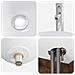 Mobile Lavabo da Parete Rovere Fumo 49,5 x 41 x 64,5 cm - Foto miniatura 6