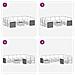 Set divani con cuscino 10 pcs Naturale e Grigio Chiaro - Foto miniatura 7