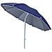 Ombrellone Spiaggia Nylon Protezione Uv Ø 1,8 M Palo 0,32 M Per Campeggio Spiaggia Mare Piscina Giardino - Foto miniatura 2
