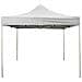 Gazebo Richiudibile 2x2 M Pieghevole Telo Bianco In Pvc 100% Impermeabile 9009 - Foto miniatura 2