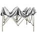 Gazebo Richiudibile 2x2 M Pieghevole Telo Bianco In Pvc 100% Impermeabile 9009 - Foto miniatura 4