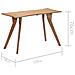 Tavolo Da Pranzo 120x58x76 Cm In Legno Massello Di Acacia - Foto miniatura 8