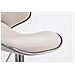 Sgabello Design Cucina Las Vegas V2 I Sedia Sgabello Imbottita In Tessuto I Sgabello Girevole E Regolabile Con Schienale 62-82 CM Crema - Foto miniatura 5