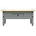 Tavolino Caffé Pino Messicano Corona Range Grigio 100x55x44 cm - Foto miniatura 7