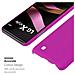 Custodia Compatibile Con Lg X Power In Frosty Rosa - Hard Case Coperchio Protettivo In Frosted Look Contro I Graffi E Gli Urti - Foto miniatura 8