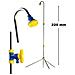 Doccia Da Giardino A Treppiede Con Rubinetto On / off Altezza 220 Cm - Foto miniatura 1