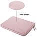 Per Notebook Compatibile Con 13-133 Pollici Macbook Pro Macbook Air Computer Notebook Water Repellent Sacchetto In Neoprene Con Small Case Colore Rosa Di Bambino - Foto miniatura 4