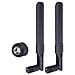 Dual Band Wifi 2.4ghz 5.8ghz 8dbi Mimo Rp-sma Maschio Antenna (2-pack) Per La Macchina Fotografica Asus Tp-link Fenvi Rosewill Gigabyte Router Wireless Mini Pci Express Pcie Scheda Di Rete Di Sicurezza - Foto miniatura 4
